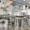 Linha de planta de produção de engarrafamento de produção de embalagem de máquina de enchimento de bebida de cerveja carbonatada a gás automática