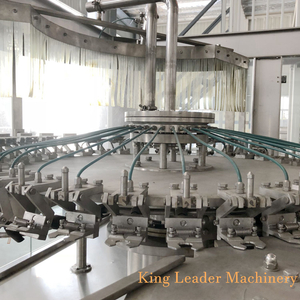 Linha de planta de produção de engarrafamento de produção de embalagem de máquina de enchimento de bebida de cerveja carbonatada a gás automática